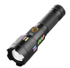 Ліхтар акумуляторний NIGHT VISION FLUORESCENCE W515-PM10-TG, зарядка Type-C, павербанк, індикація заряду, зум (LUX) Black 3944 фото 1