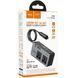 Автомобильный удлинитель DC to AC Hoco Z66 PD66W (2USB/1Type-C/2xSocket/12V/AC200W) (черный) 7503 фото 2