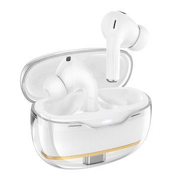 Навушники HOCO Rayo true wireless BT headset EW54 |BT5.3, 30/300mAh, 4h| (UPD) White 6305 фото