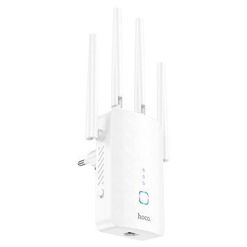 Підсилювач WIFI Repeater HOCO HI35 WiFi4 |300Mbps| (UPD) White 7156 фото