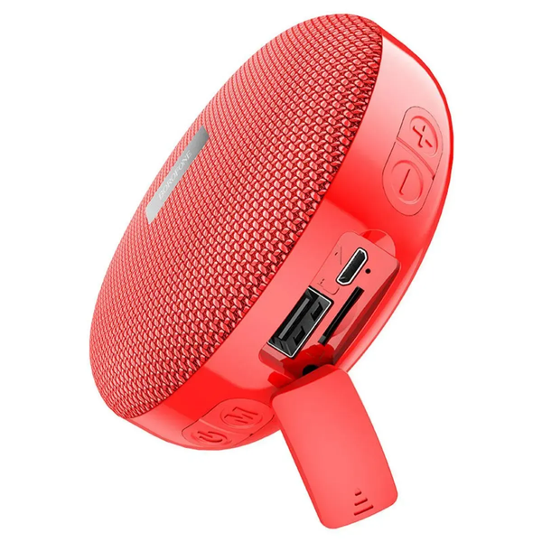 Портативна колонка Borofone BR27 Dear sports BT speaker Dark (UPD) Red 7206 фото