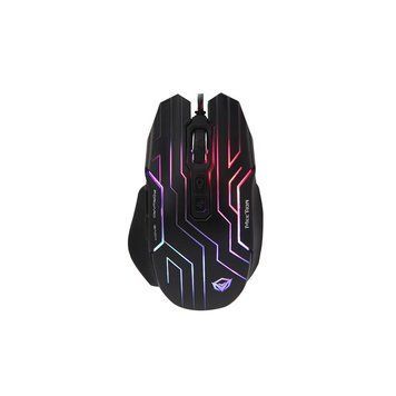Дротова комп'ютерна миша MEETION Backlit Gaming Mouse RGB MT-GM22 (UPD) Black 4047 фото