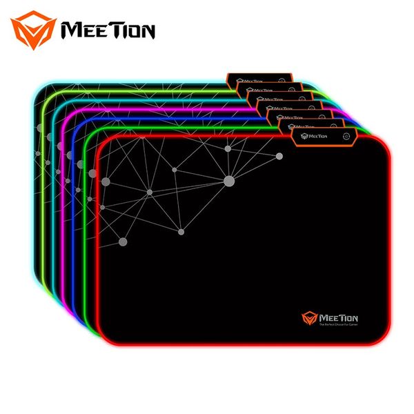 Коврик для мыши MeeTion Backlit Gaming Mouse Pad RGB MT-PD120 USB (UPD) Black 1740 фото