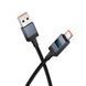 Кабель HOCO Type-C Generic charging data cable with display X118 |1m, 5A| (UPD) Black 7506 фото 2