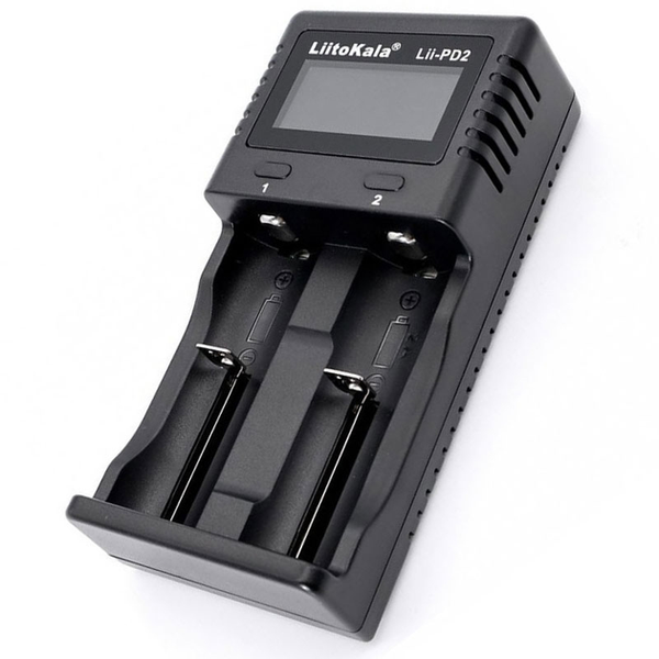 Зарядний пристрій LiitoKala Lii-PD2, 2xАА/ ААА/18650/ 26650/ 21700 (Lux) 6258 фото