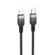 Кабель Hoco Type-C для Lightning Energy silicone charging data cable X109 |3m, 27W| (UPD) Black 7058 фото 1