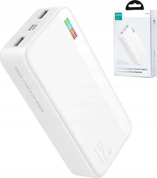Портативна батарея Joyroom JR-T018 30000 mAh (KT) White 7209 фото