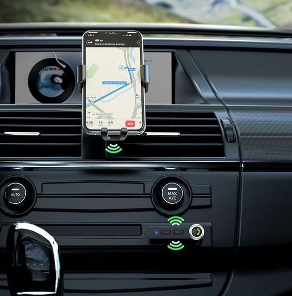 Bluetooth-ресивер Hoco E85 Magic music car AUX BT Receiver (UPD) Black 4954 фото