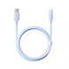 Кабель Baseus Silky Series USB to Type-C 100W 1m(Супер силикон) (ММ) Blue 6159 фото 3