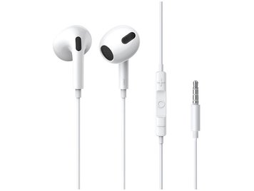 Наушники Baseus Encok 3.5mm lateral in-ear Wired Earphone H17 White 1551 фото