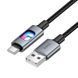 Кабель HOCO Type-C New charging data cable U144 |1.2m, 3A| (UPD) Black 7083 фото 1