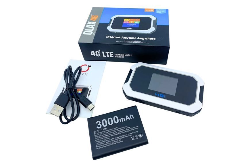 4G WiFi Роутер Olax MT80 (DS) White 7432 фото