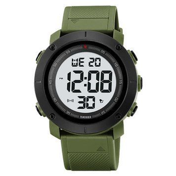 Годинник наручний 2122AGWT SKMEI,(Lux) ARMY GREEN-WHITE 2591 фото
