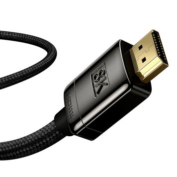 Кабель Baseus High Definition Series HDMI 8K to HDMI 8k Adapter Cable |1m, 8K, HDMI2.1| (UPD) Black 1994 фото