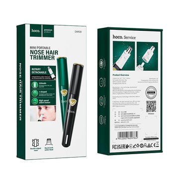 Триммер для носа HOCO April portable Nose Hair trimmer DAR08 (UPD) Black 3031 фото