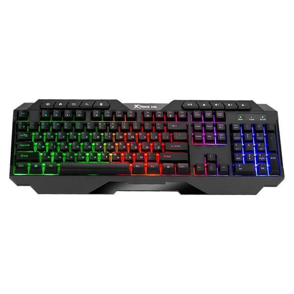 Набір Gaming Combo 4-in-1 XTRIKE ME CMX-415 UA Layot (Keyboard UA розкладка/Headset/Mouse/Mousepad) (UPD) Black 7260 фото