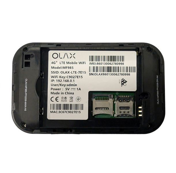 Роутер 4G Olax MF985 (под симку)+ выход на внешние антенны (DS) 5910 фото