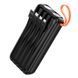 Портативная батарея HOCO Spirit dual lighting four-cable power bank J151A 20000mAh | 1USB/1Type-C+Combo Cable, 10W/2A| (UPD) Black 7410 фото 2