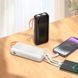 Портативная батарея HOCO Spirit dual lighting four-cable power bank J151A 20000mAh | 1USB/1Type-C+Combo Cable, 10W/2A| (UPD) Black 7410 фото 3