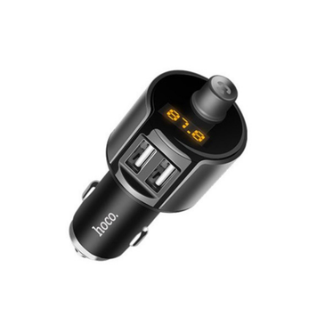 ФМ-модулятор HOCO E19 (2USB/BT) (MV) Gray 7510 фото