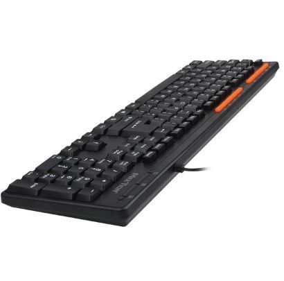 Дротова клавіатура Meetion USB Multimedia Keyboard K600M |RU/EN раскладки| (UPD) Black 5206 фото