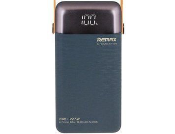 Портативна батарея Remax RPP-565 60000mAh, 2USB+Type-C+Lightning, QC/PD, 22.5W (UT) Black 7262 фото