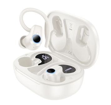 Безпроводные наушники HOCO Pure joy in-ear true wireless BT headset EQ8 |BT5.3, 7/42h| (UPD) White milk 7012 фото
