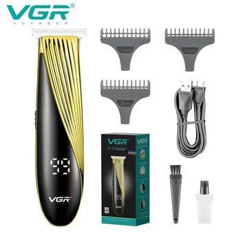 Машинка для стрижки VGR V-959, 3 насадки, LED display (Lux) 5157 фото