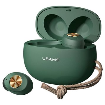 Бездротові навушники USAMS TWS Earbuds es Series Hi-Res |BT5.0| (UPD) Green 2159 фото