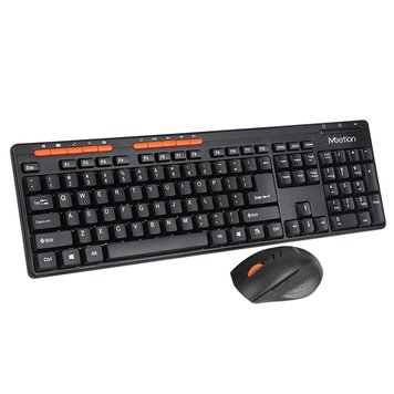 Набір Combo MeeTion 2in1 Keyboard / Mouse Wireless 2.4 G MT-4100 |RU/EN раскладки| (UPD) Black 3171 фото