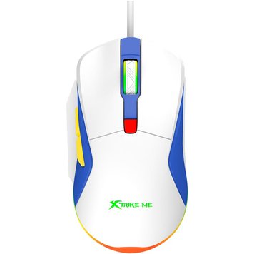 Проводная компьютерная мышь игровая XTRIKE ME GM - 227 wired mouse |1200-3600 4step dpi, USB| (UPD) White 3395 фото