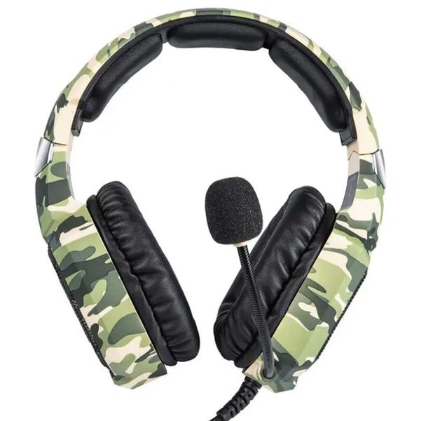 Навушники ONIKUMA Gaming K8 LED (UPD) Camouflage-Green 6162 фото