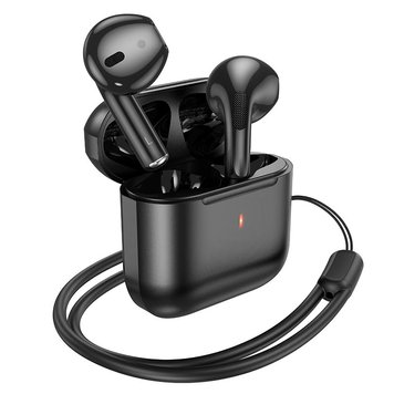 Бездротові навушники HOCO Lucky true wireless BT headset EW53 |BT5.3, 30/250mAh, 4h| (UPD) Black 2162 фото