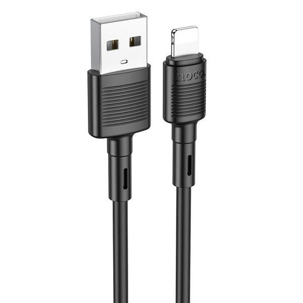 Кабель Hoco USB для Lightning Victory charging data cable X83 |1m, 2.4A| (UPD) Black 2094 фото