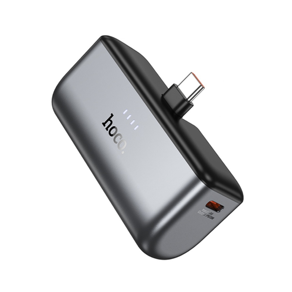 Портативна батарея HOCO Ingenious PD (Type-C) pocket power bank Q31 5000mAh |1Type-C, 20W/3A| (UPD) Silver 6263 фото