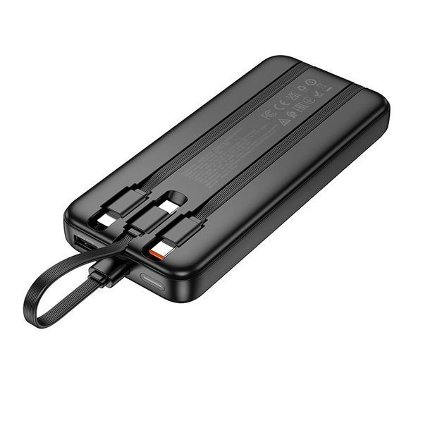 Портативная Батарея HOCO Sabio 10000mAh 1USB/1Type-C, 22.5W/3A, PD/QC| (UPD) Black 7163 фото