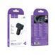 Адаптер автомобильный Hoco Barry Dual port Digital Display Car Charger Z63B | 1USB/1Type-C, 48W/3A, PD/QC| (UPD) Black 7363 фото 3