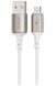 Кабель Proove Dense Metal Micro USB 2.4A (1m) (EN) White 4104 фото 1