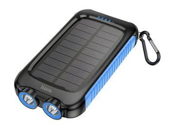 Портативна батарея HOCO Sunpower solar power bank with light DB51 8000mAh |2USB/1Type-C, 2A| (UPD) Black 7315 фото