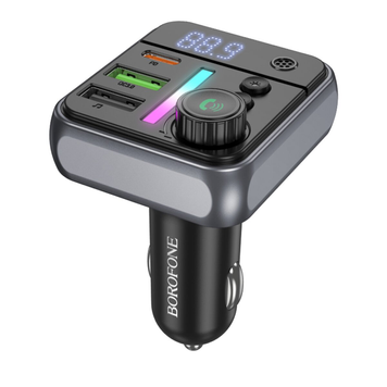 ФМ-модулятор BOROFONE BC50 Ascenso PD20W+QC3.0 (MM) Black 5965 фото