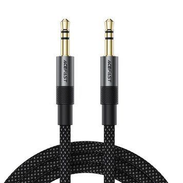 Кабель ACEFAST 3.5mm AUX audio adapter cable J10 |1.2m| (UPD) Black 7514 фото