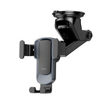 Тримач в машину HOCO vertical and horizontal telescopic gravity vehicle holder CA104 |4.7-7"| (UPD) Black 1801 фото