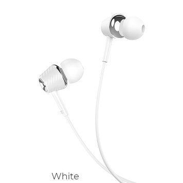 Наушники Hoco M70 Graceful Universal With Microphone (UPD) (white) 1437 фото