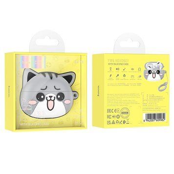 Беспроводные наушники HOCO EW48 CAT True беспроводной стерео headset |BT5.3, 30/300mAh, 4h| (UPD) Misty Cat 3405 фото