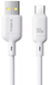 Кабель Baseus Silky Series USB to Type-C 100W 1m(Супер силікон) (ММ) White 5714 фото 1