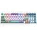 Дротова клавіатура Onikuma Three Color Wired Mechanical Keyboard 98 Keys G38 |ENG Layouts| (UPD) White 5817 фото 1