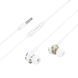 Наушники Borofone Miller universal earphones with microphone BM90 (UPD) (white) 7417 фото 3