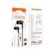 Наушники Borofone Miller universal earphones with microphone BM90 (UPD) (white) 7417 фото 5