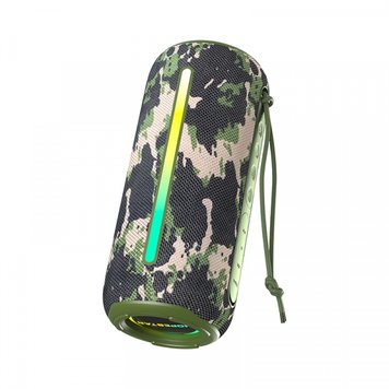 Портативная колонка HOPESTAR P39 LED (MM) Camouflage green 2914 фото