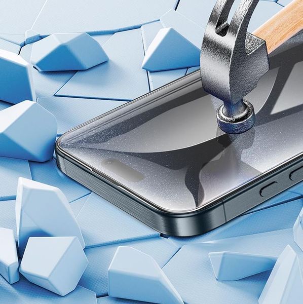 Захисне скло HOCO для iPhone 16 Pro Max Corning original screen large arc edge tempered glass (A35) (UPD) 3708 фото